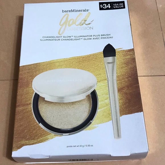 bareMinerals Other - BareMinerals Chandelight Glow Illuminator + Brush